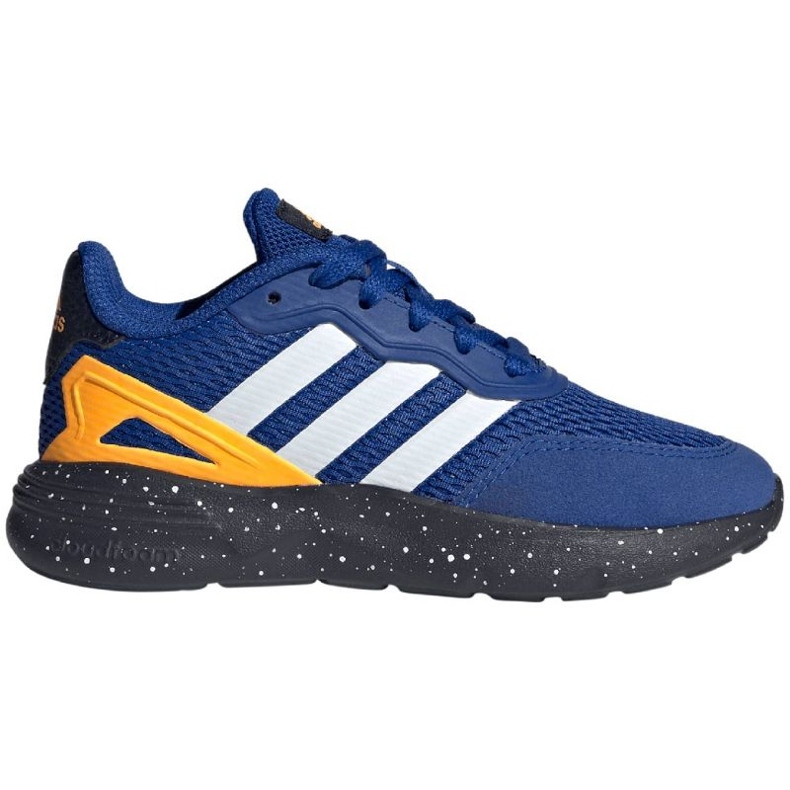 Zapatillas Adidas Nebzed Lifestyle Lace Running Jr ID2456 azul 1