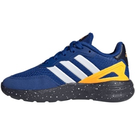 Zapatillas Adidas Nebzed Lifestyle Lace Running Jr ID2456 azul 3