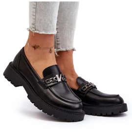 Vinceza Mocasines Tacón Plano Mujer Negro Ezoma 10