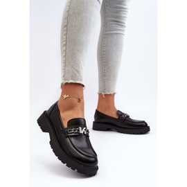 Vinceza Mocasines Tacón Plano Mujer Negro Ezoma 5