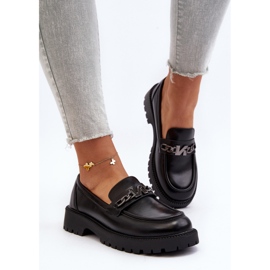 Vinceza Mocasines Tacón Plano Mujer Negro Ezoma 6