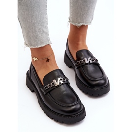 Vinceza Mocasines Tacón Plano Mujer Negro Ezoma 7