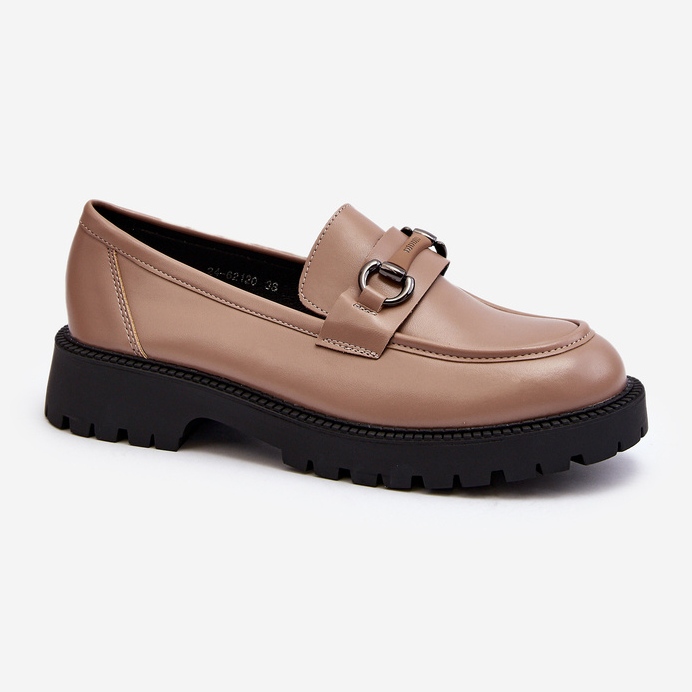 Vinceza Mocasines Mujer Piel Ecológica Beige Ledda 2