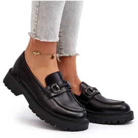Vinceza Mocasines Mujer Piel Ecológica Negro Ledda 7
