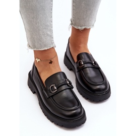 Vinceza Mocasines Mujer Piel Ecológica Negro Ledda 5