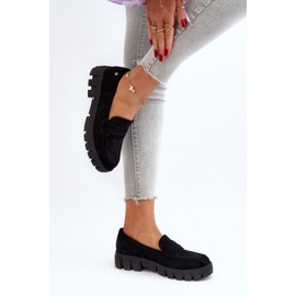 Vinceza Mocasines Mujer Ante Eco Negro de Seravisa 4
