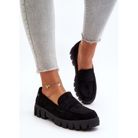 Vinceza Mocasines Mujer Ante Eco Negro de Seravisa 5