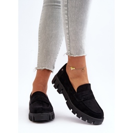 Vinceza Mocasines Mujer Ante Eco Negro de Seravisa 7