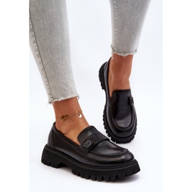Vinceza Mocasines de Mujer Con Correa Flanila Negro 5