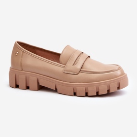 Vinceza Mocasines Mujer Piel Ecológica Beige Seravisa 1
