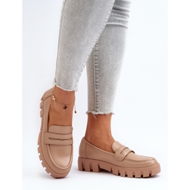 Vinceza Mocasines Mujer Piel Ecológica Beige Seravisa 3