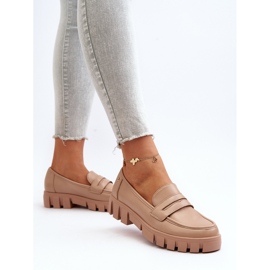 Vinceza Mocasines Mujer Piel Ecológica Beige Seravisa 5