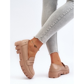 Vinceza Mocasines Mujer Piel Ecológica Beige Seravisa 7