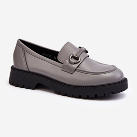 Vinceza Mocasines Mujer Piel Ecológica Gris Ledda 2