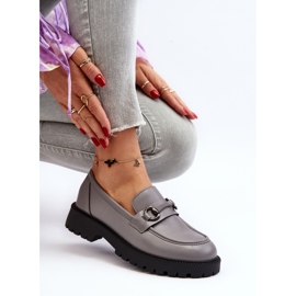 Vinceza Mocasines Mujer Piel Ecológica Gris Ledda 9