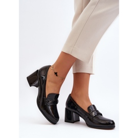 Vinceza Salón Charol Tacón Alto Negro Felicijana 3