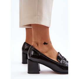 Vinceza Salón Charol Tacón Alto Negro Felicijana 6