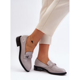 Vinceza Mocasines Mujer Charol Gris Nerilaja 3