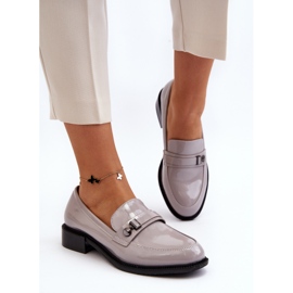Vinceza Mocasines Mujer Charol Gris Nerilaja 5