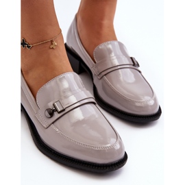 Vinceza Mocasines Mujer Charol Gris Nerilaja 6