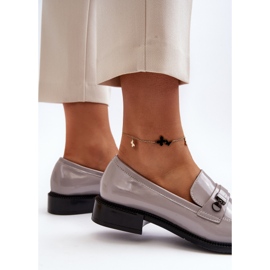 Vinceza Mocasines Mujer Charol Gris Nerilaja 7