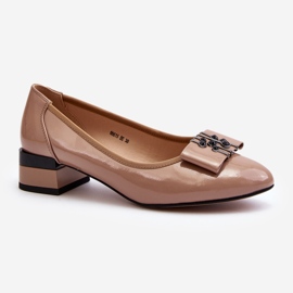 Vinceza Salón de charol beige Ilvanna 2