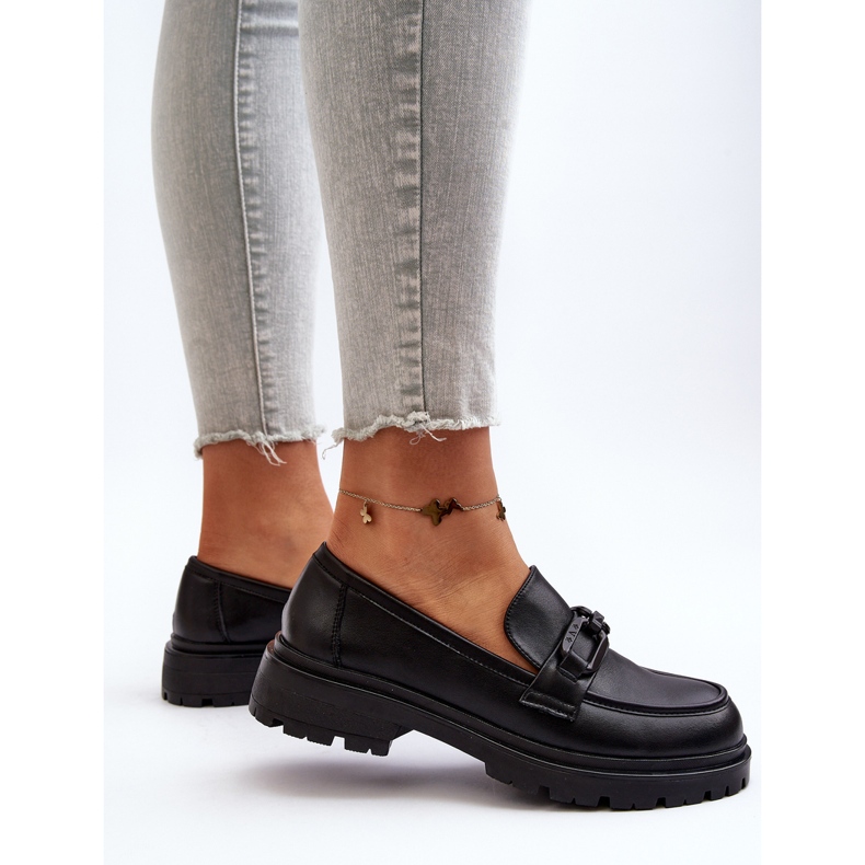 Vinceza Mocasines Mujer Piel Natural Negro Imbleria 1