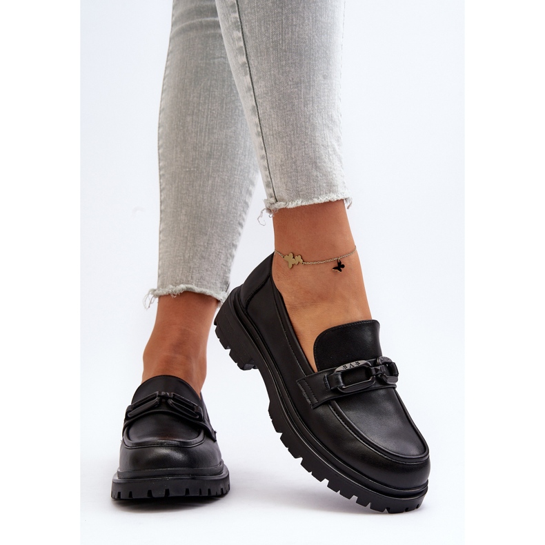 Vinceza Mocasines Mujer Piel Natural Negro Imbleria 2