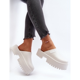 Chanclas de Mujer con Suela Maciza Big Star NN274015 Blanco 1
