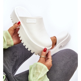 Chanclas de Mujer con Suela Maciza Big Star NN274015 Blanco 2