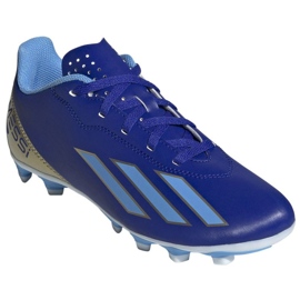 Zapatillas Adidas X Crazyfast Club Messi Jr FxG ID0720 azul 2