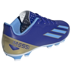 Zapatillas Adidas X Crazyfast Club Messi Jr FxG ID0720 azul 3