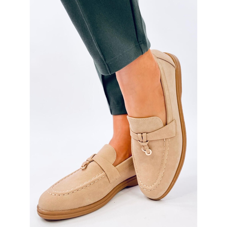 Mocasines de mujer Antonisa Caqui beige 2