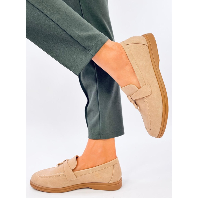 Mocasines de mujer Antonisa Caqui beige 1