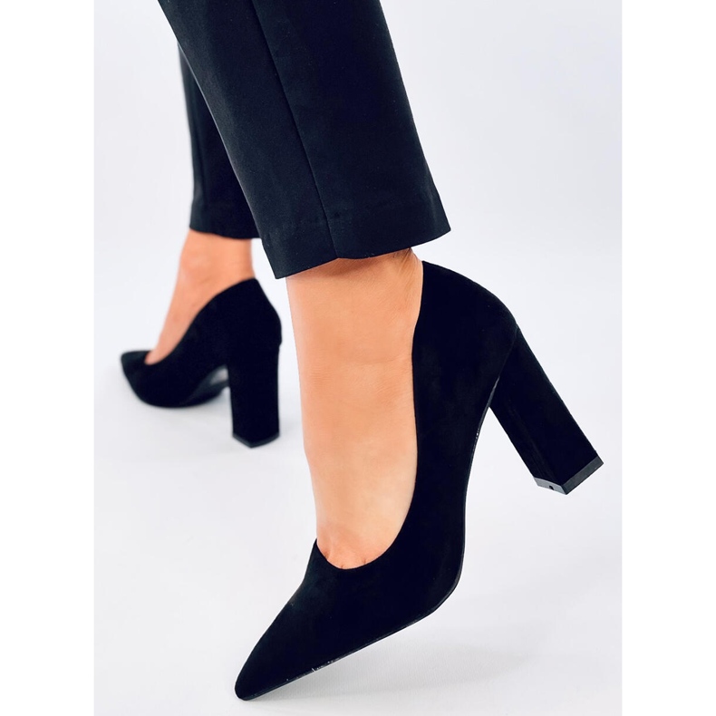 Zapatos de tacón de aguja negros Verizon 2