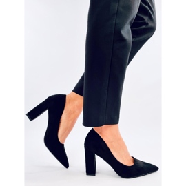 Zapatos de tacón de aguja negros Verizon 3