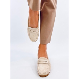 Vegar Mocasín cuña beige 1