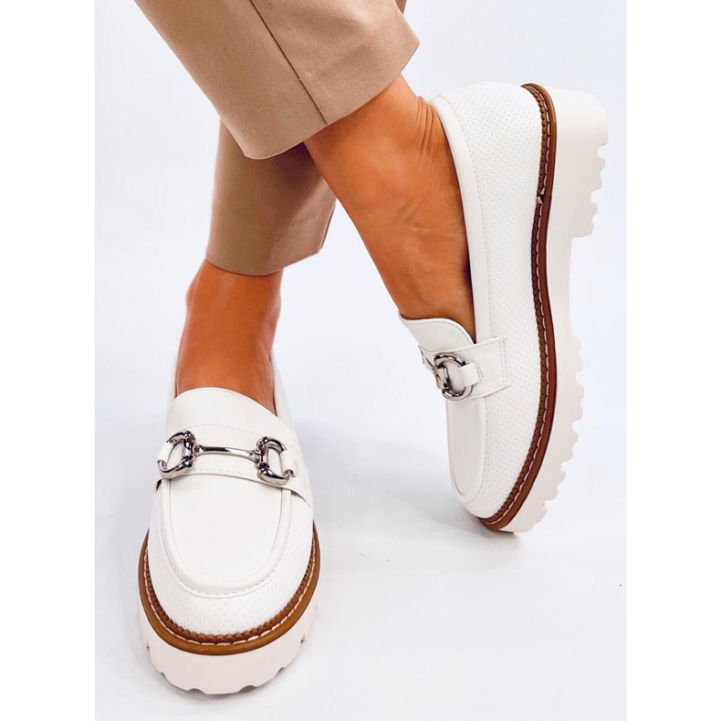 Mocasines de mujer Clays Blanco 1