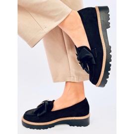Mocasines Pennsy Black con osito decorativo negro 2