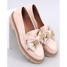 Mocasines Pennsy Beige con osito decorativo 5