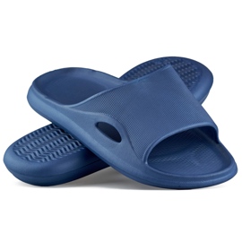 Chanclas de piscina azul marino para mujer y chanclas de piscina para niño 1 Chanclas de piscina azul marino para mujer y chanclas de piscina para niño 1
