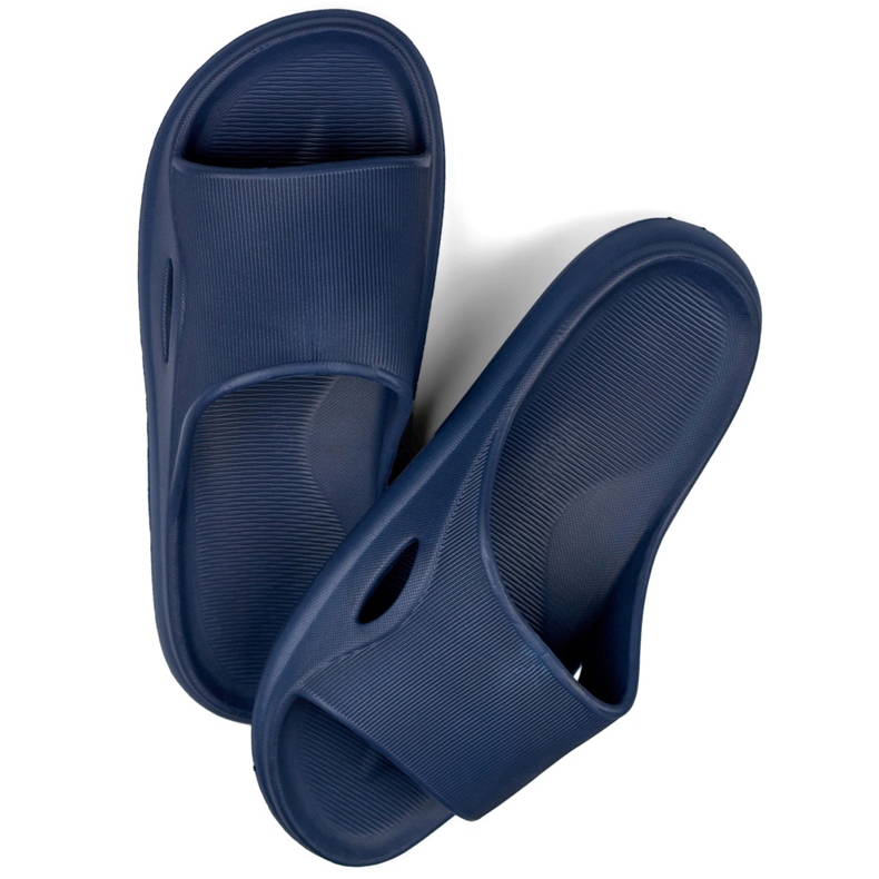 Chanclas de piscina azul marino para mujer y chanclas de piscina para niño 2