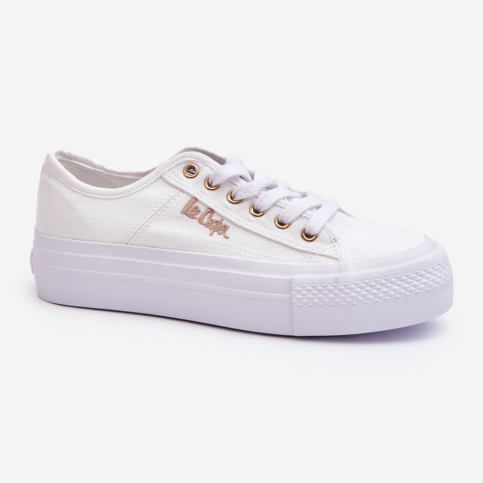 Zapatillas Mujer Plataforma Lee Cooper LCW-24-31-2725 Blanco 2