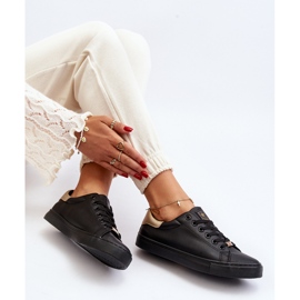 Zapatillas Mujer Piel Ecológica Negro Tiraelle 1