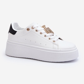 Deportivas Mujer Blancas Con Adorno Celedria blanco 2