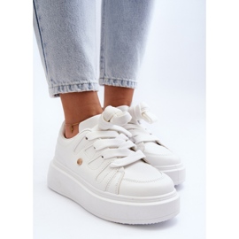 Zapatillas con plataforma para mujer, blanco Asylia 7
