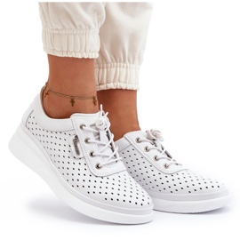 Vinceza Zapatillas Deportivas Mujer Piel Blanco Brumia 10