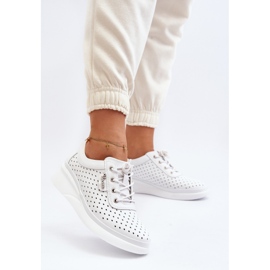 Vinceza Zapatillas Deportivas Mujer Piel Blanco Brumia 4