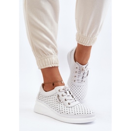 Vinceza Zapatillas Deportivas Mujer Piel Blanco Brumia 6