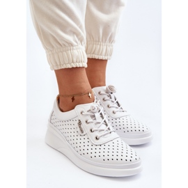 Vinceza Zapatillas Deportivas Mujer Piel Blanco Brumia 7